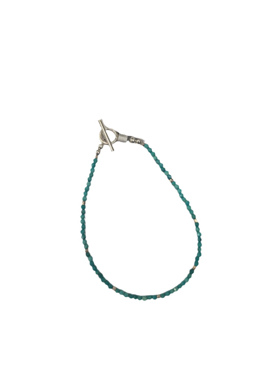 Tiny AZ turquoise beads bracelet