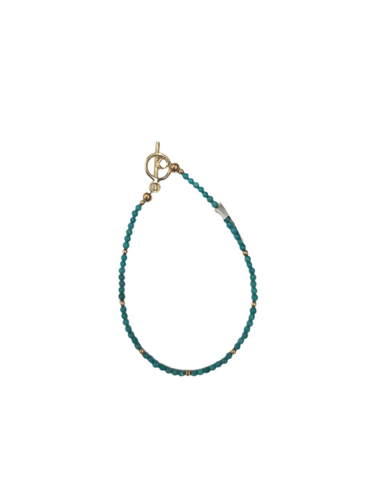 Tiny Bead Turquoise Bracelet Az GF