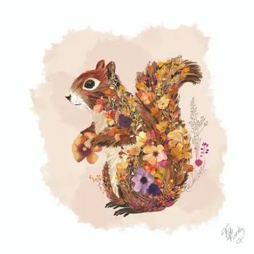 Regency Squirrel - Cocktail Napkin