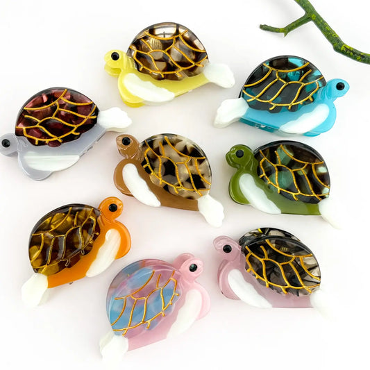 Mini Cute Turtle Hair Claw Clip