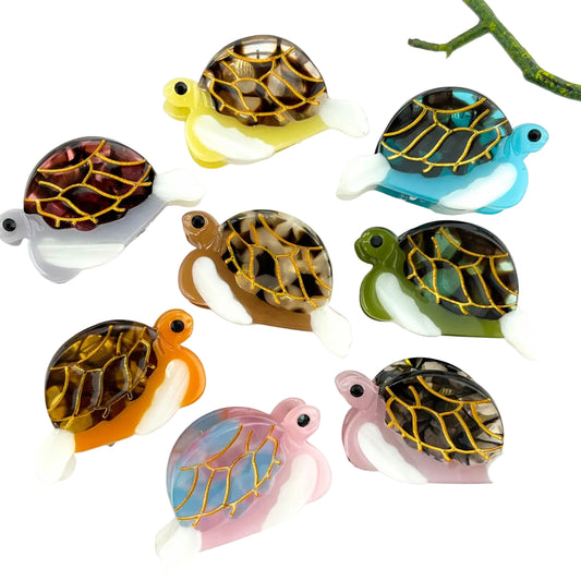 Mini Cute Turtle Hair Claw Clip