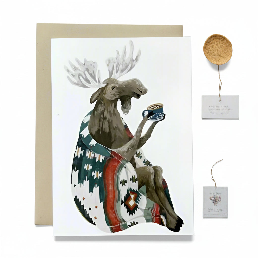 Aztec Moose Card