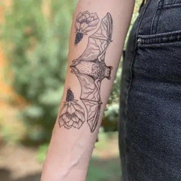 Free-Tailed Bat Temporary Tattoo