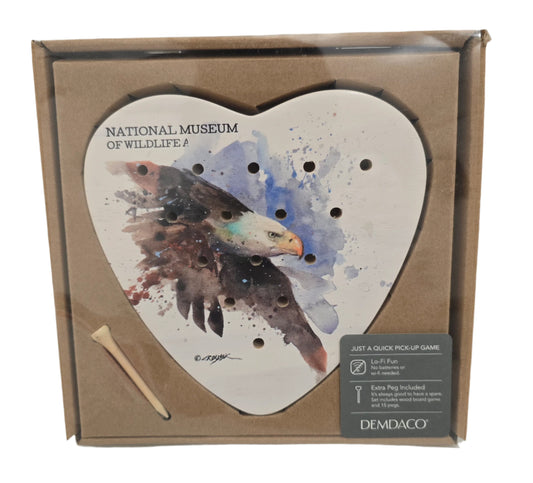 Bald Eagle Heart Peg Game