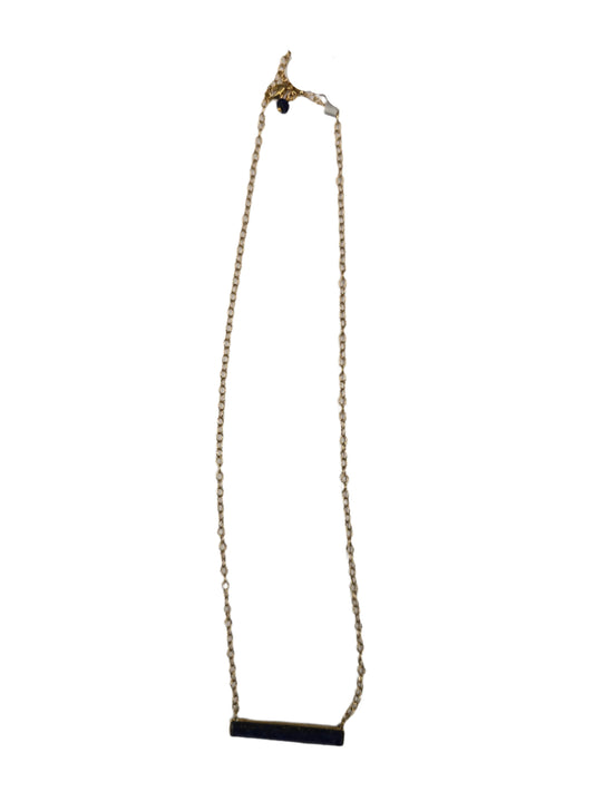 Lapis Bar necklace GF