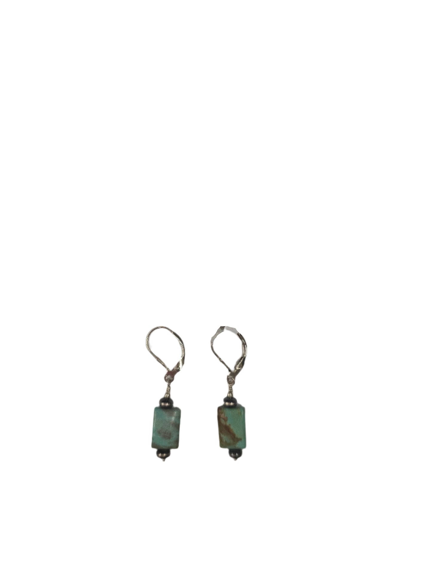 #8 Turquoise Chicklets with Navajo Pearls