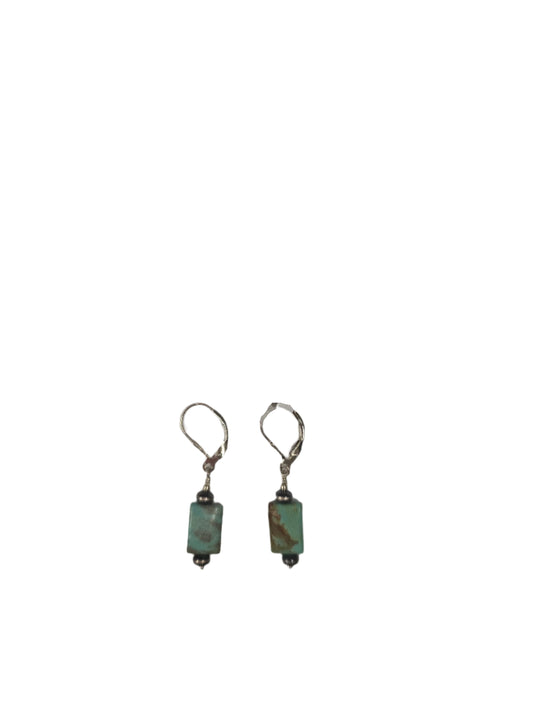 #8 Turquoise Chicklets with Navajo Pearls