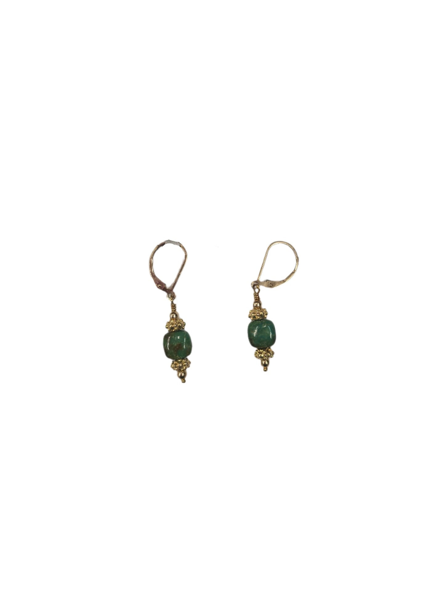 Vintage Chinese Puffy Cube earrings