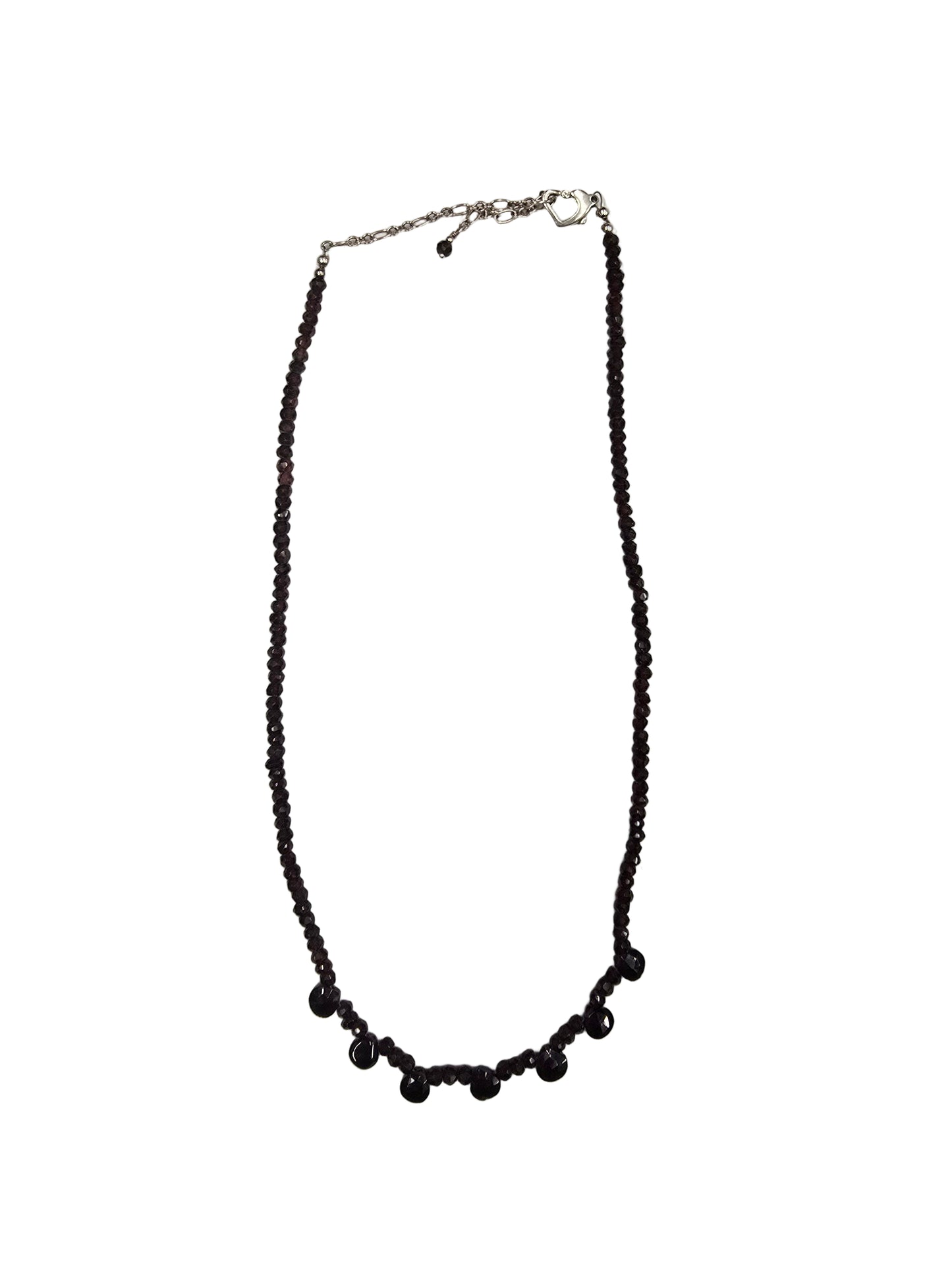 Necklace Garnet / Earrings