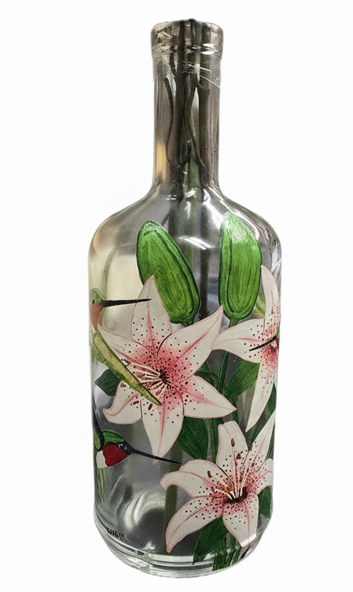 Hand painted Bottles Asst.