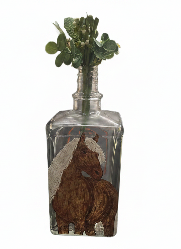 Hand painted Bottles Asst.