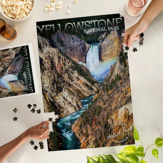 Yellowstone National Park, Artist Point 1000 Piece Puzzle