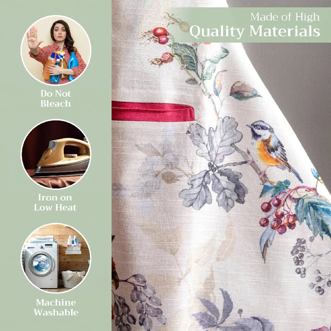 Fall Equinoxe Beige - 100% Cotton Apron