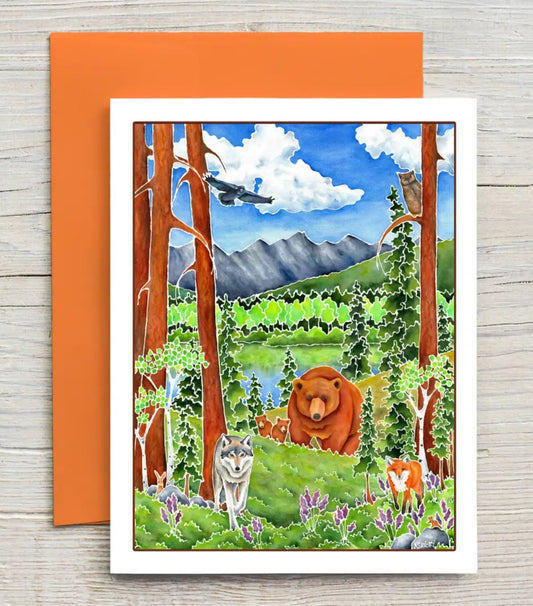 Sweet Mountain Home Notecard