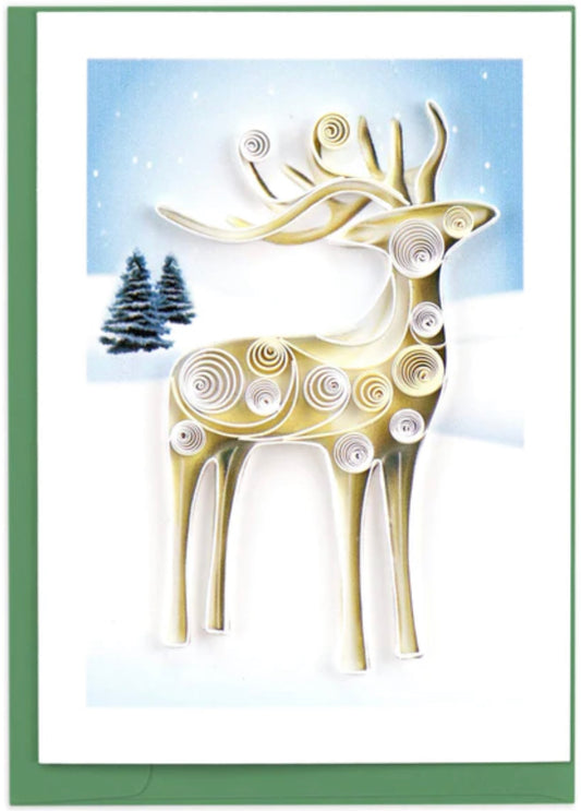 NC Reindeer Mini Quilling