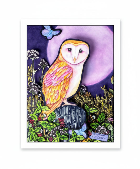 Guardian of the Night Notecard