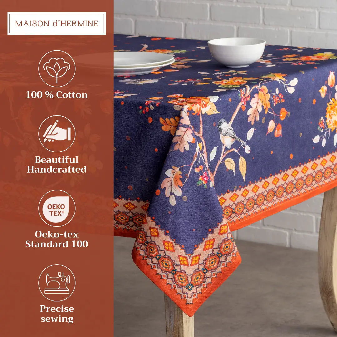 Kelim Infinity Fall- 100% Cotton Tablecloth