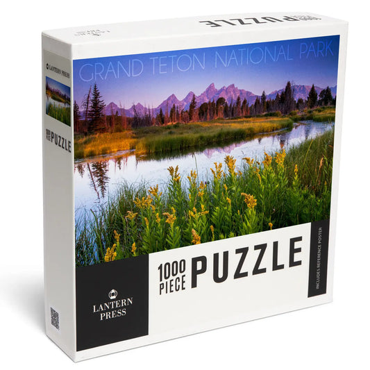 Grand Teton National Park, Wyoming Flowers 1000 Piece Puzzle