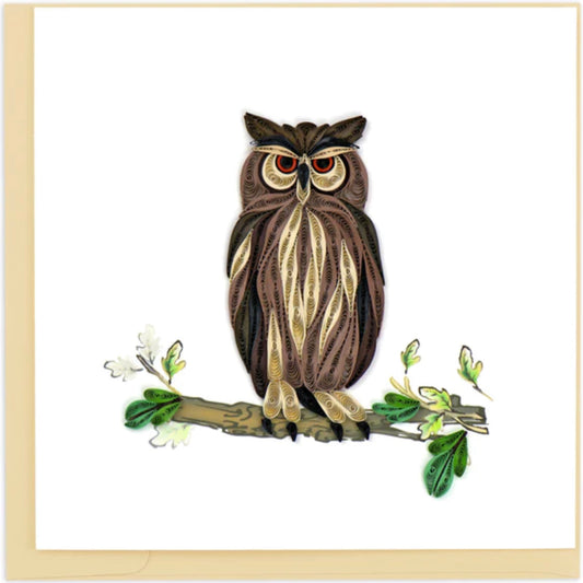 NC Great Horned Owl Quilling