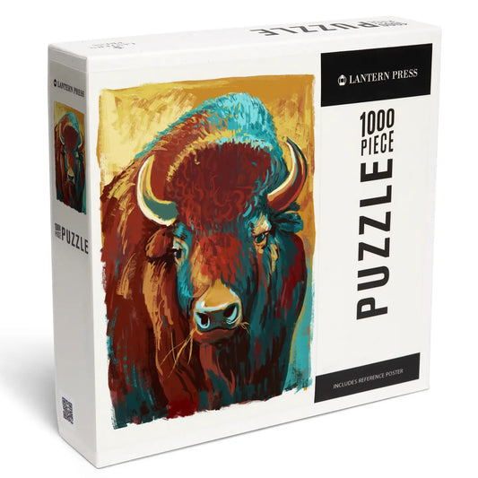 Bison, Vivid 1000 Piece Puzzle