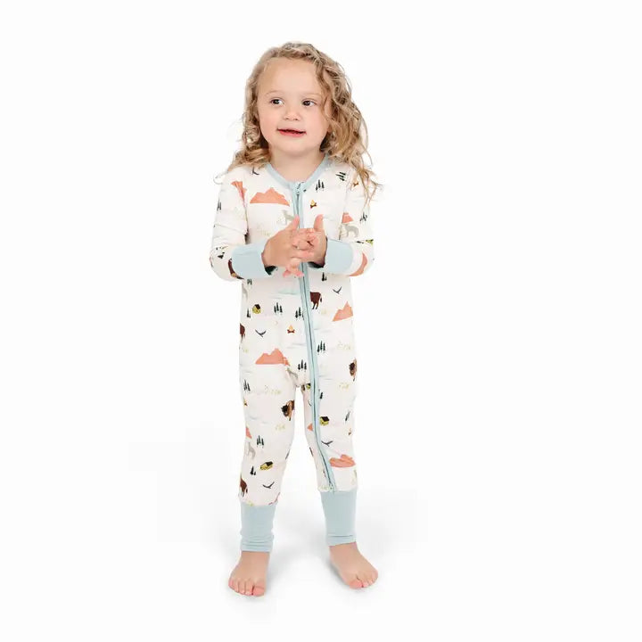 Bamboo Convertible Baby Pajama - On the Ranch