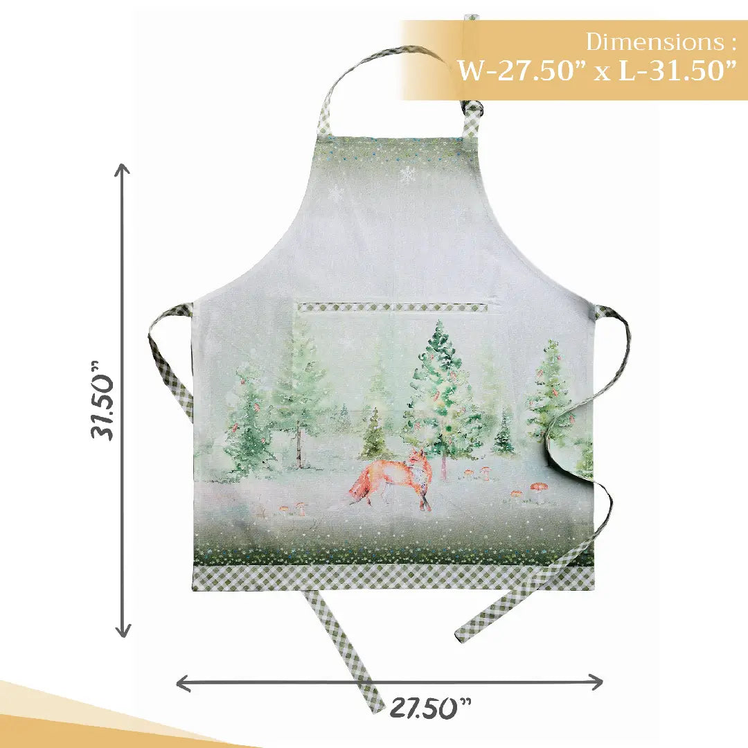 Winter Mornings - 100% Cotton Apron