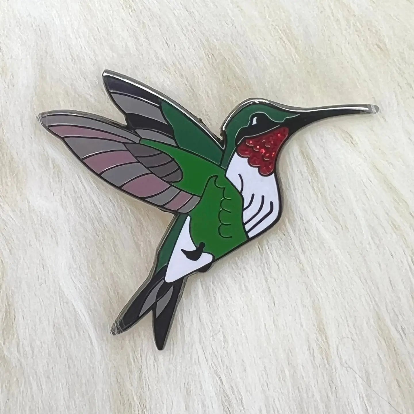 Hummingbird Hard Enamel Pin