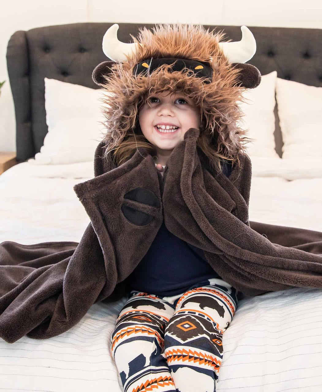 Critter Buffalo Kids Blanket