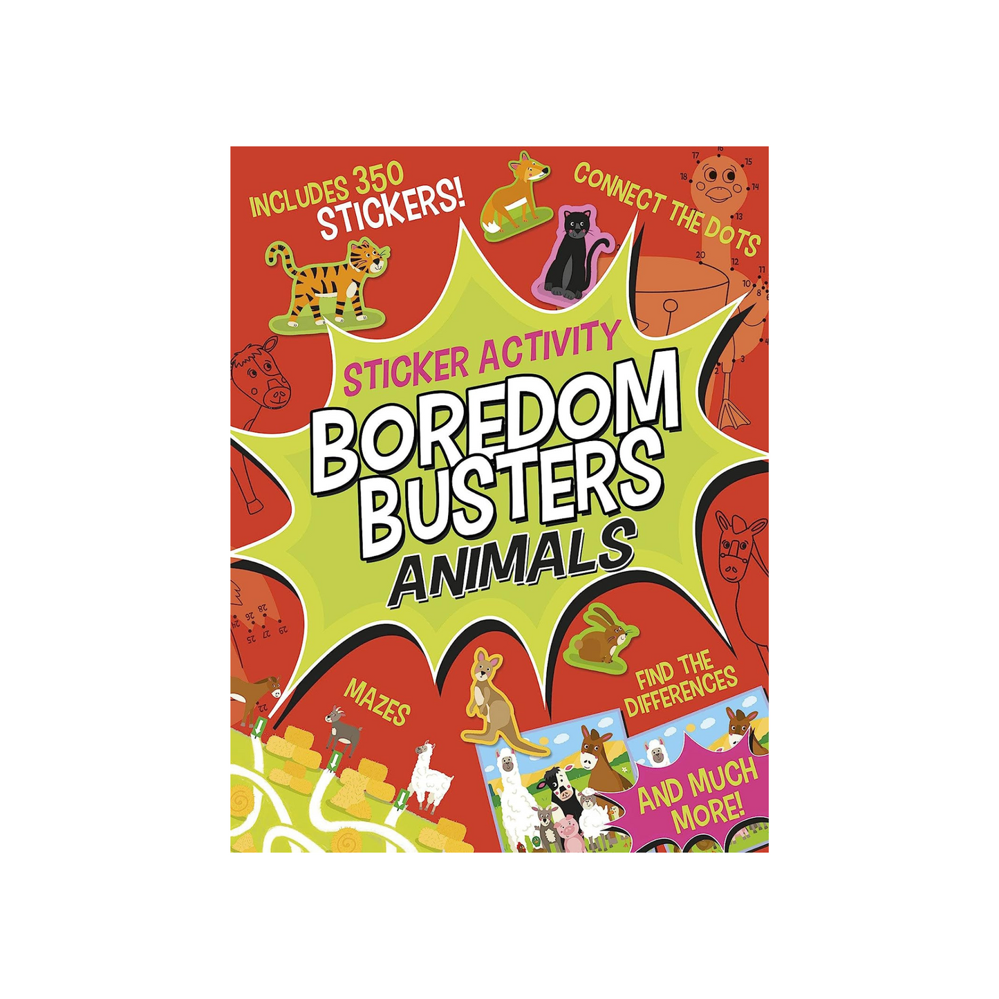 'Boredom Busters: Animals' Sticker Activity Book