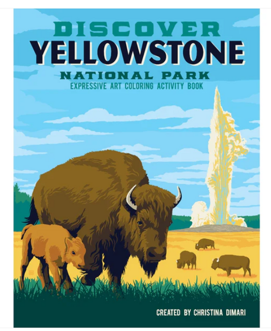 Color Book Discover Yellowstone