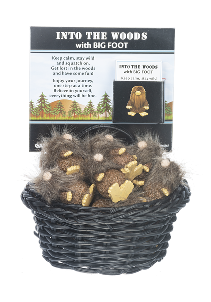 Into the Woods - Big Foot Charms in a Basket