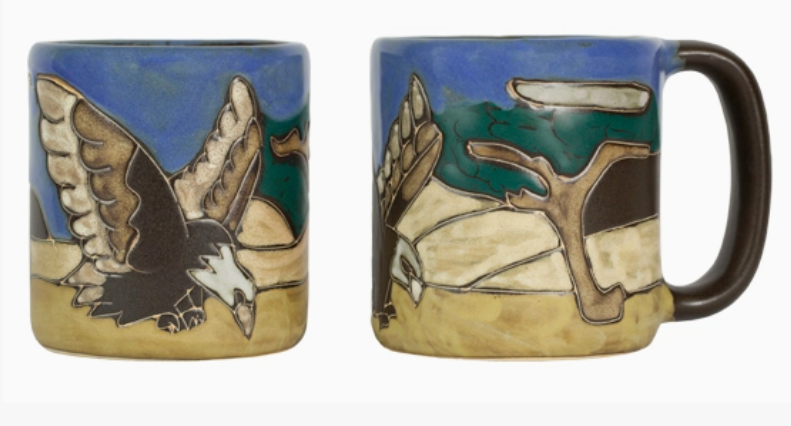 Mara Stoneware Eagles Mug