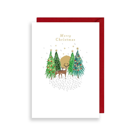 Christmas Deer Note Card