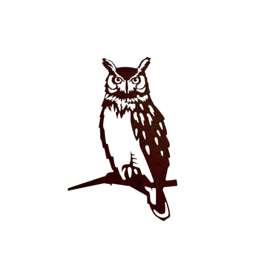 Great Horned Owl - Metal Bird