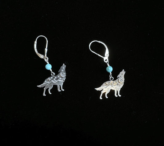 SS Wolf earrings