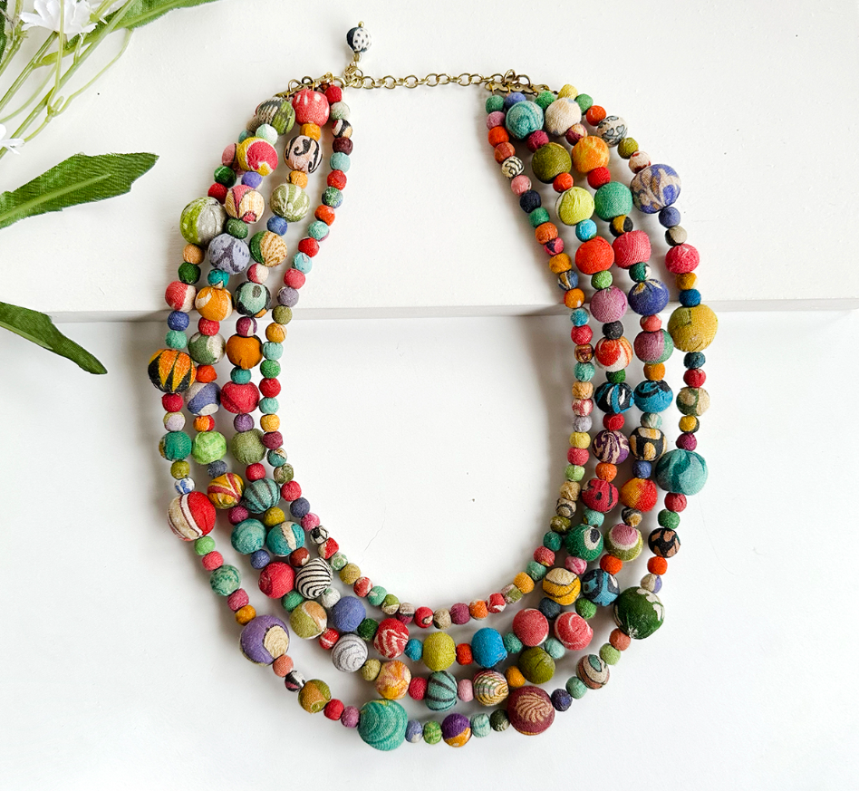 Kantha Catalina Necklace - Assorted