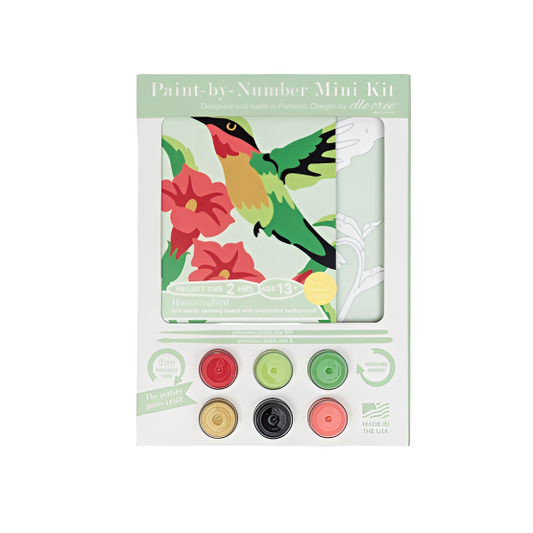 Hummingbird MINI Paint-by-Number Kit