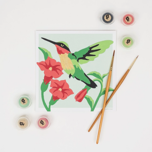 Hummingbird MINI Paint-by-Number Kit