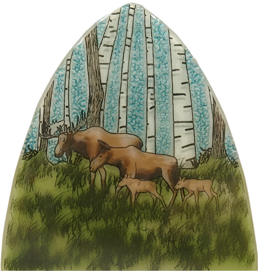 Moose Family Nightlight