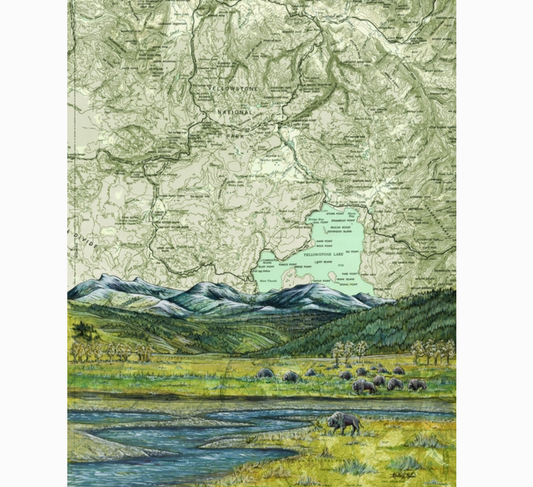 Yellowstone Fine Art - Notecard