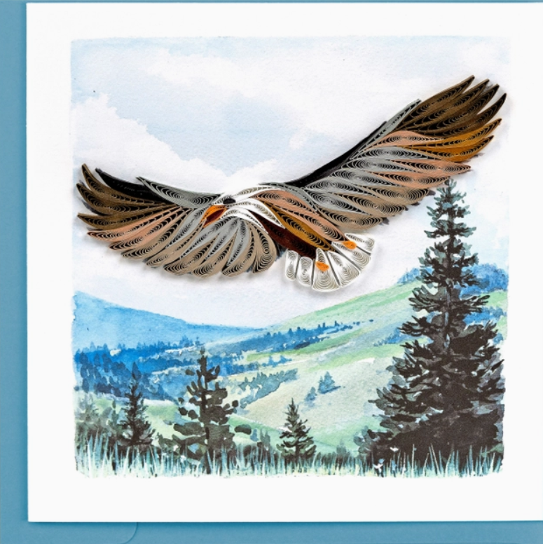 NC Soaring Eagle Quilling