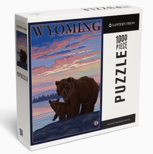 Wyoming Bear and Cub 1000 Puzzle