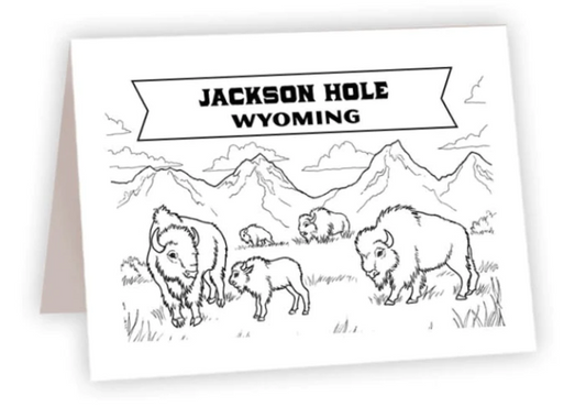 JH Bison Heard - Coloring NC