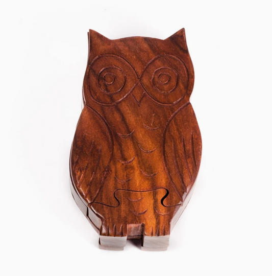 Owl Puzzle Box