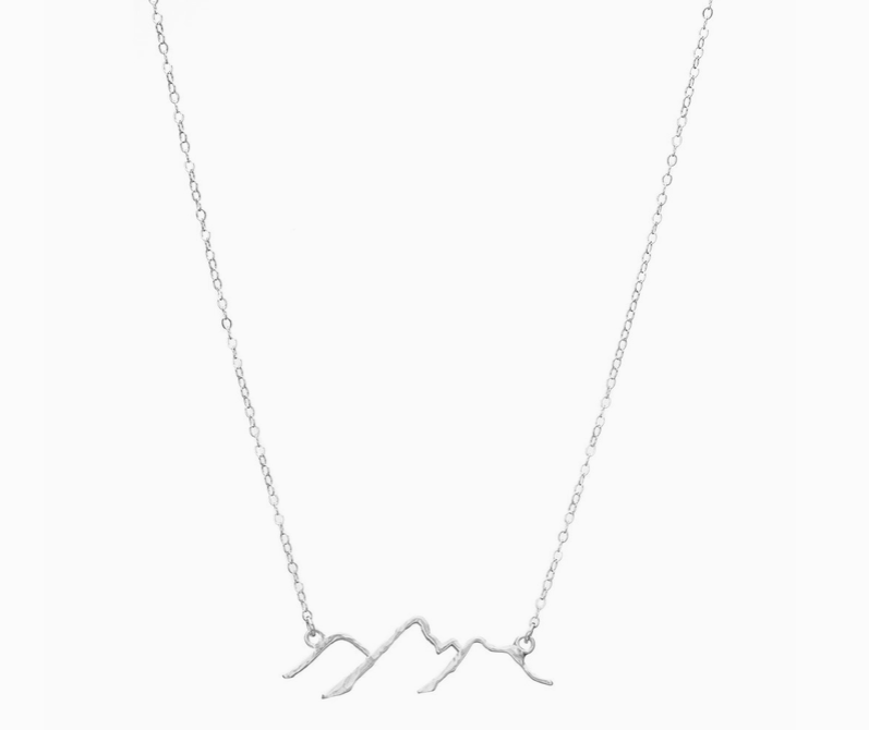 Sterling Silver - Mountain Necklace