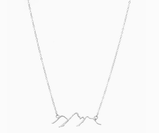 Sterling Silver - Mountain Necklace