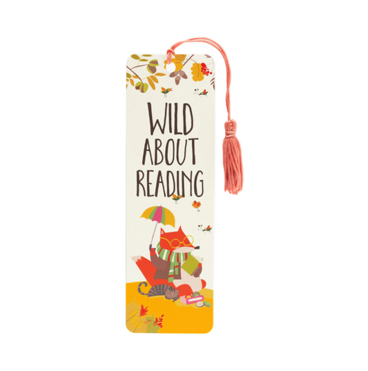Beaded Wild About Reading Bookmark