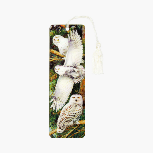 Snowy Owl 3-D Bookmark
