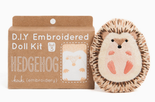 Hedgehog Embroidery Kit