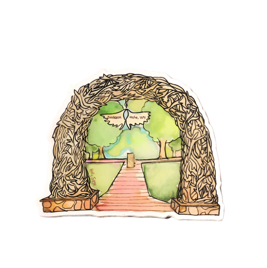 Jackson Town Square Magnet (W/Name)